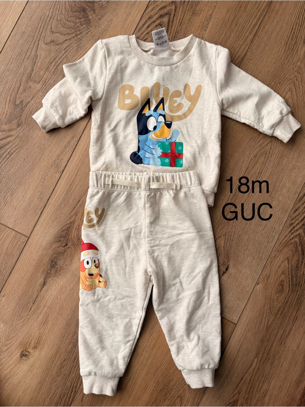 Lucy Cream Bluey Graphic Kids Matching Set
